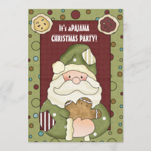 It's a Christmas Pajama Party Invitation