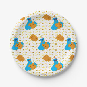 It's a Cookie Party Pattern Paper Plates