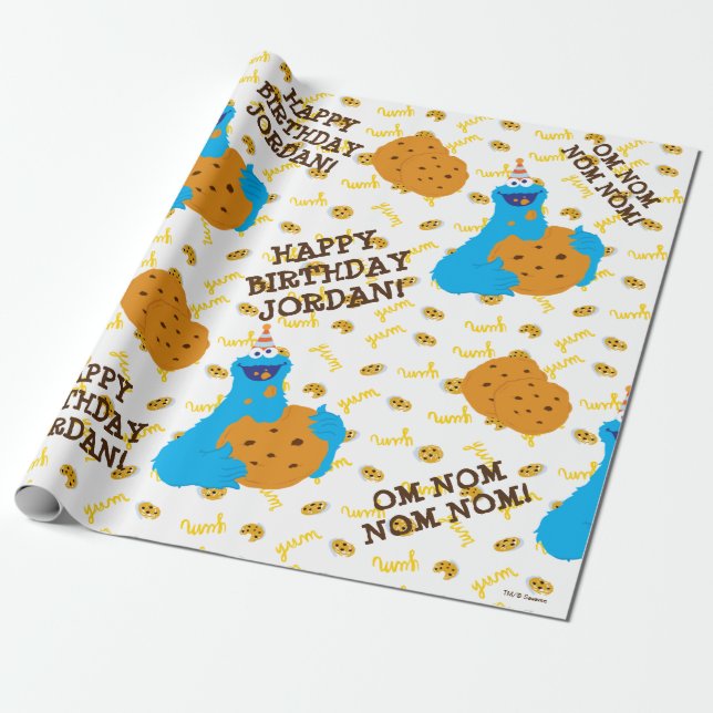 It's a Cookie Party Pattern Wrapping Paper (Unrolled)