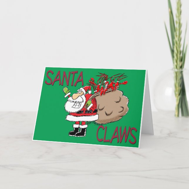 It's A Crustacean Christmas! Holiday Card (Front)
