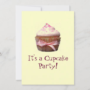 It's A Cupcake Party! Invitations
