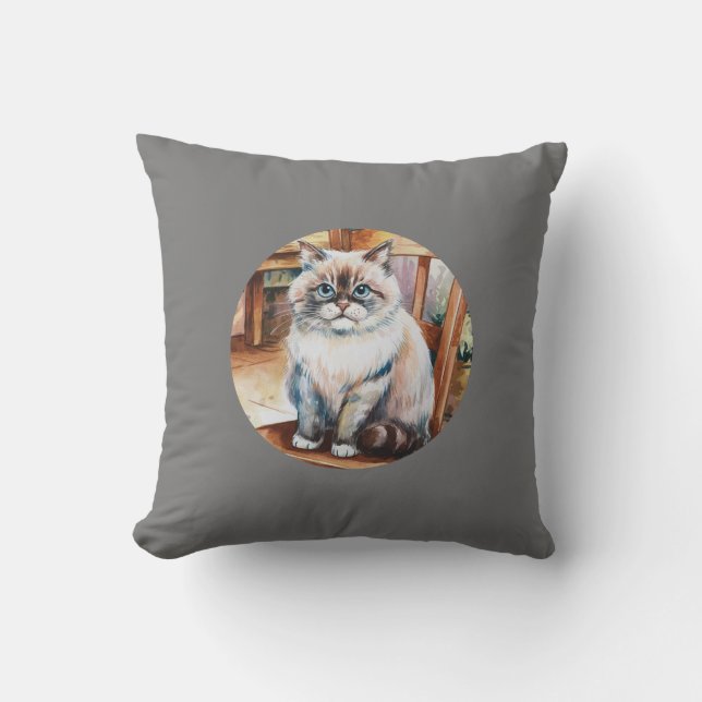 It's a cute throw pillow. pillow (Front)