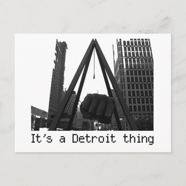 it's a detroit thing postcard (Front)