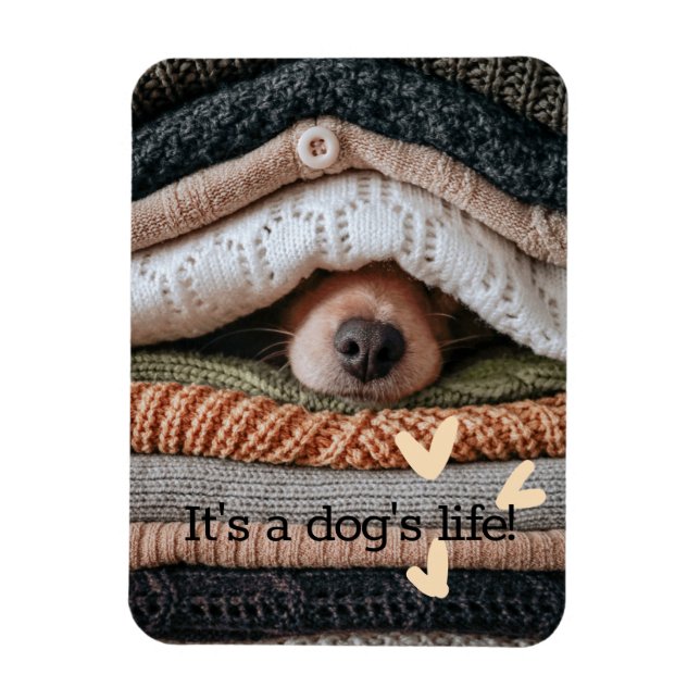 It's a Dog's Life Flexible Photo Magnet (Vertical)