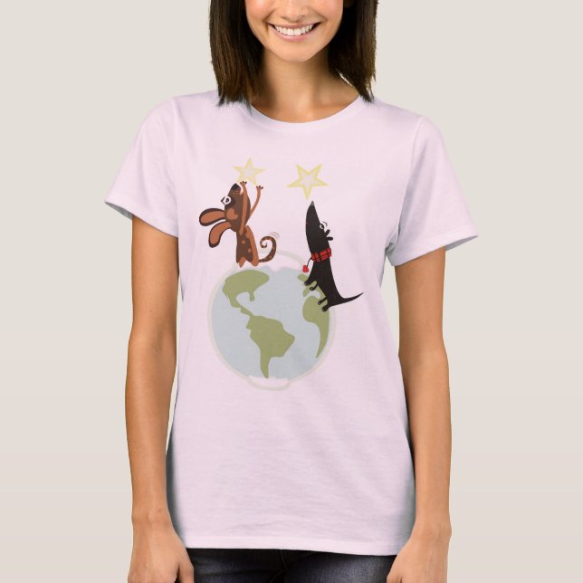 It's a Dogs World T-Shirt (Front)