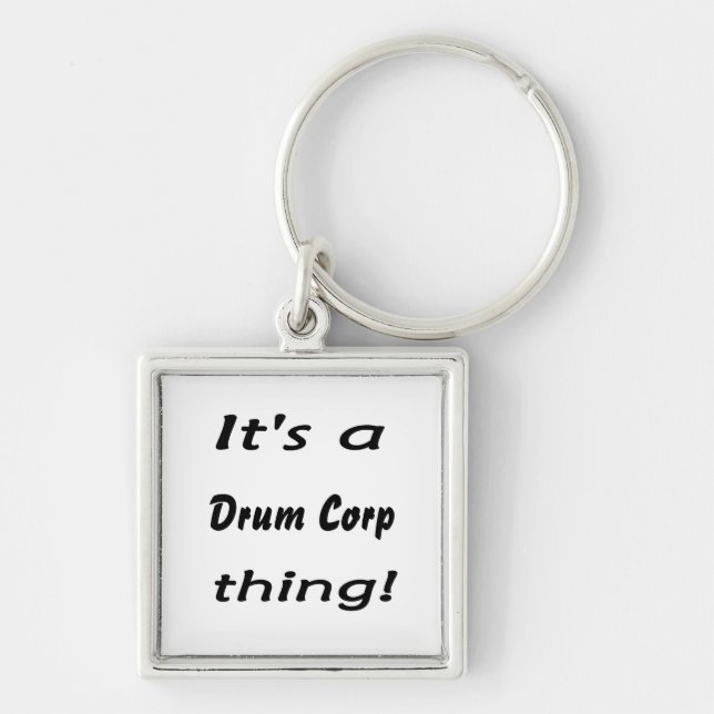 It's a drum corp thing! keychain (Front)