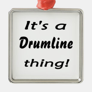 It's a drumline thing! metal ornament