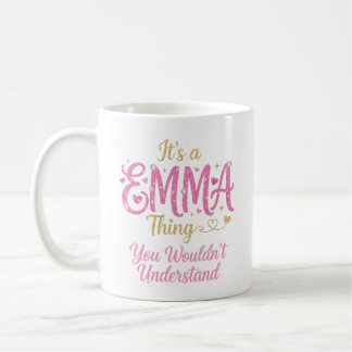 It's A Emma Thing Pink Gold Women Gift Coffee Mug