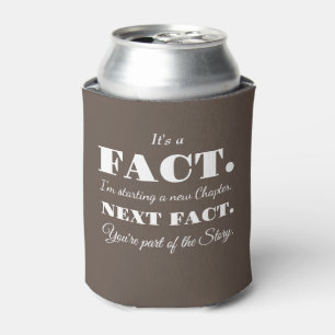 It's A Fact   Groomsman Funny Proposal Brown Can Cooler