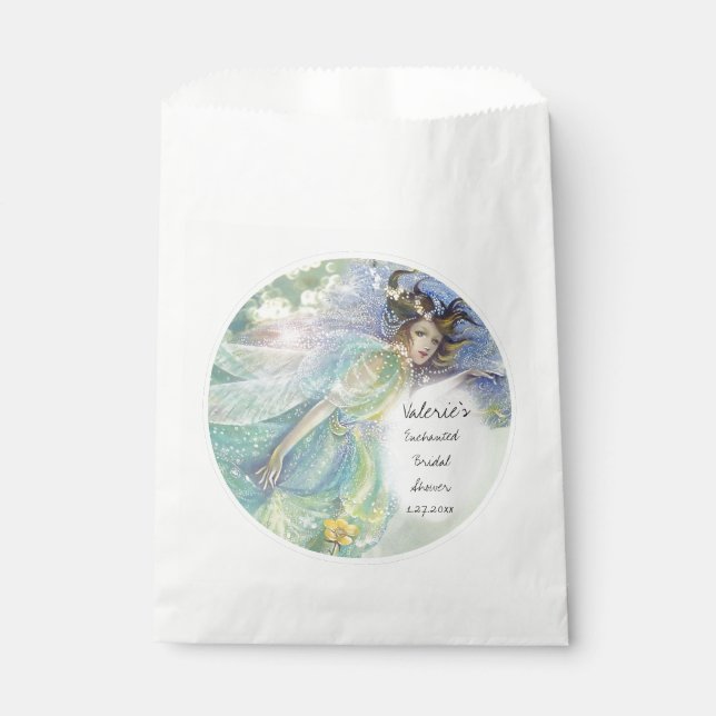 It's a Fairy Happy Bridal Shower Favor Bag (Front)