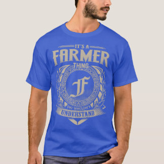 It's A FARMER Thing You Wouldn't Understand Name V T-Shirt