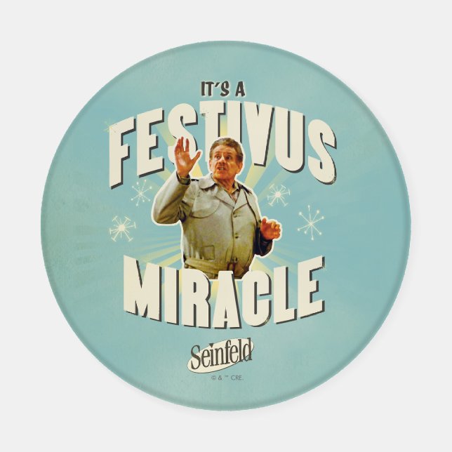 It's a Festivus Miracle Coaster Set (Single)