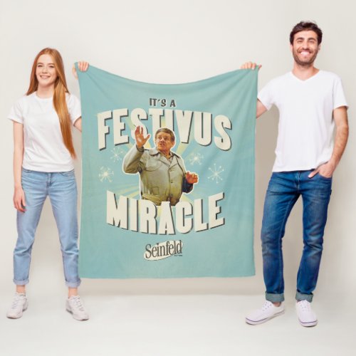 It's a Festivus Miracle Fleece Blanket