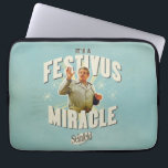 It's a Festivus Miracle Laptop Sleeve<br><div class="desc">Gather 'round the aluminum pole and celebrate the most unexpected moments of the season with this "It's a Festivus Miracle!" graphic. Featuring the legendary Frank Costanza in his peak holiday form, this design captures the hilarious energy of the Seinfeld holiday we all know and love. With its retro sunburst background...</div>