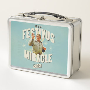 It's a Festivus Miracle Metal Lunch Box