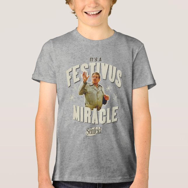 It's a Festivus Miracle Tri-Blend Shirt (Front)