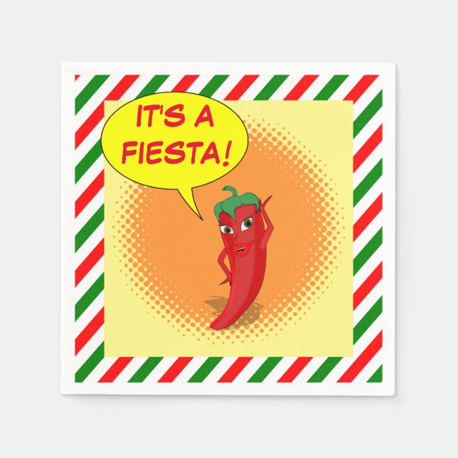 It's A Fiesta Napkins (Front)