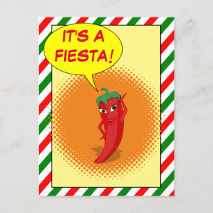 It's A Fiesta Postcard