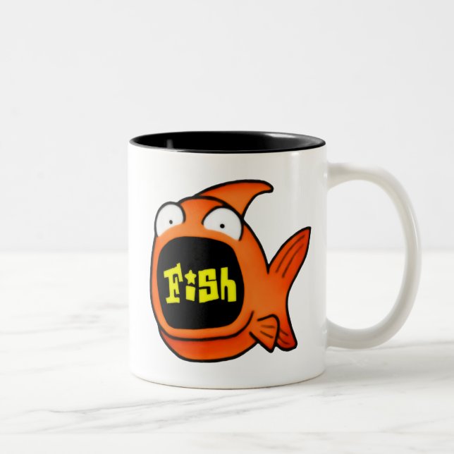 It's A Fish Two-Tone Coffee Mug (Right)