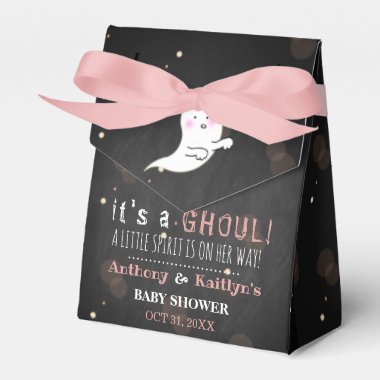 It's A Ghoul! Little Spirit Halloween Baby Shower Favor Box