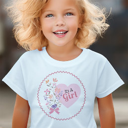 It&#39;s a Girl and I’m the Big Sister Pink T-Shirt