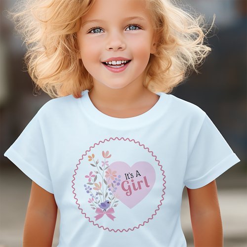Its a Girl and Iâm the Big Sister Pink T_Shirt