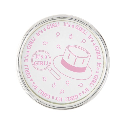 Its a Girl announcement Lapel Pin