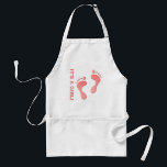 It's A Girl Apron! Adult Apron<br><div class="desc">It's a Girl! A t-shirt that can be customized for new mothers,  new fathers,  grandparents,  little sister or brother,  or any proud family member.</div>