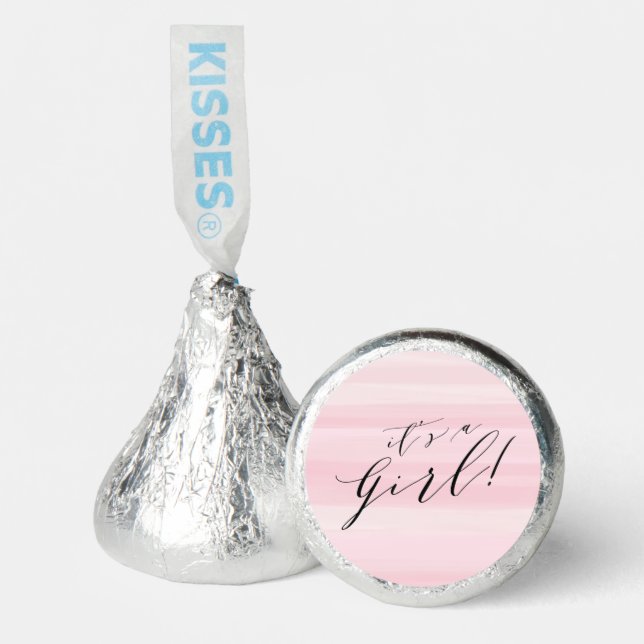 It's a Girl Baby Shower Hershey®'s Kisses® (Front)