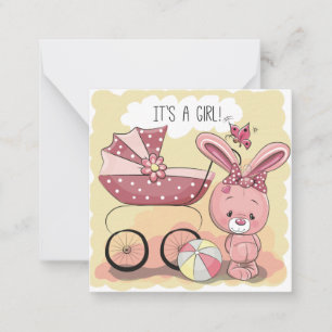 It's a girl/Baby Shower Invitation