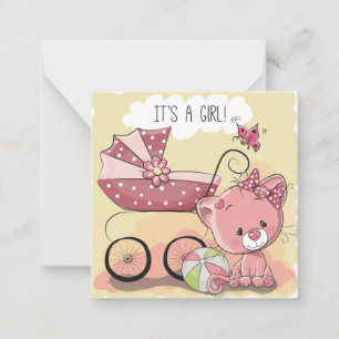 It's a girl/Baby Shower Invitation