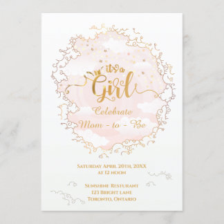 Its a Girl Baby shower Invitation