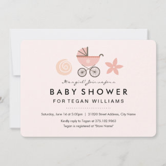 It's a Girl | Baby Shower Invitation