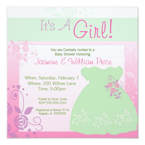 Pastel Baby Shower Invitations 2