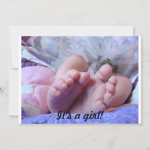 It's a girl! Baby Shower Invitations