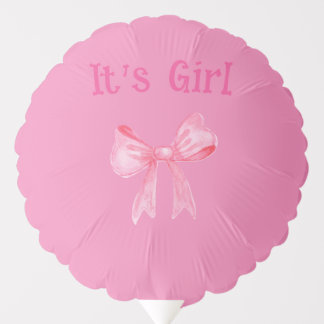 It's a Girl Balloon – Cute Pink Celebration Party