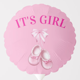 It's a Girl Balloon Design