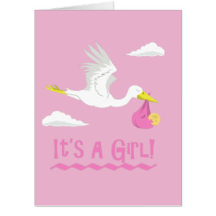 It's a Girl! Big Card
