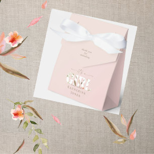 It's a Girl Blush Baby Shower Favor Boxes