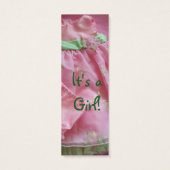 It's a Girl Bookmarks (Back)