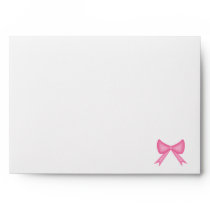 It's a Girl! Bow themed Baby Shower Envelopes