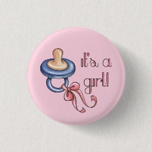 It's a Girl! Button