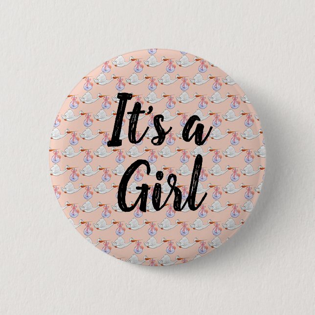 It's a Girl Button (Front)
