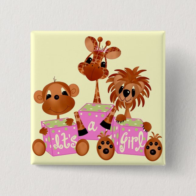 It's A Girl Button (Front)