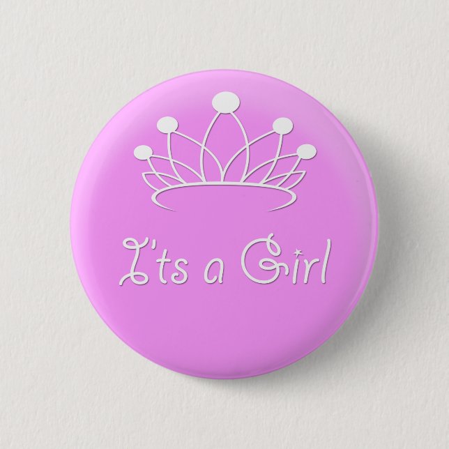 It's a Girl Button (Front)