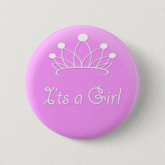 It's a Girl Button