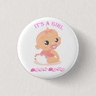 It's a Girl Button