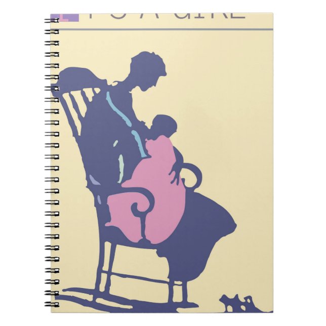 <It's a Girl> by Steve Collier Notebook (Front)