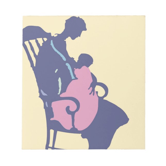 <It's a Girl> by Steve Collier Notepad (Front)