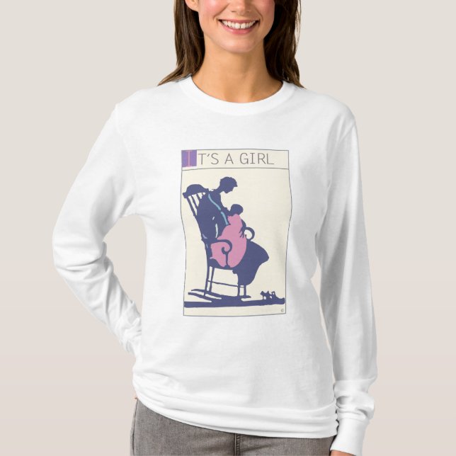 <It's a Girl> by Steve Collier T-Shirt (Front)